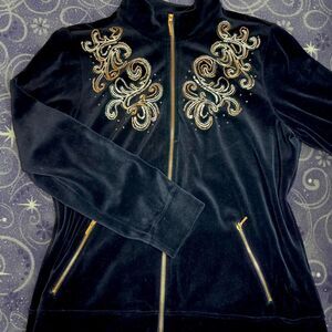 Unbranded Women's Black and Gold Jacket